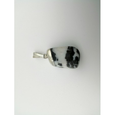 0563DZ016 1  CIONDOLO GRANDE DIASPRO ZEBRA