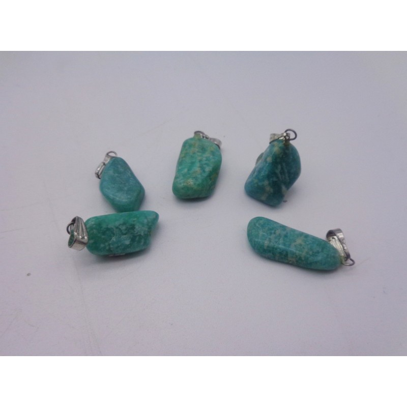 0563MZ016 28  CIONDOLO GRANDE AMAZZONITE