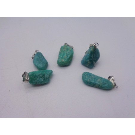 0563MZ016 28  CIONDOLO GRANDE AMAZZONITE