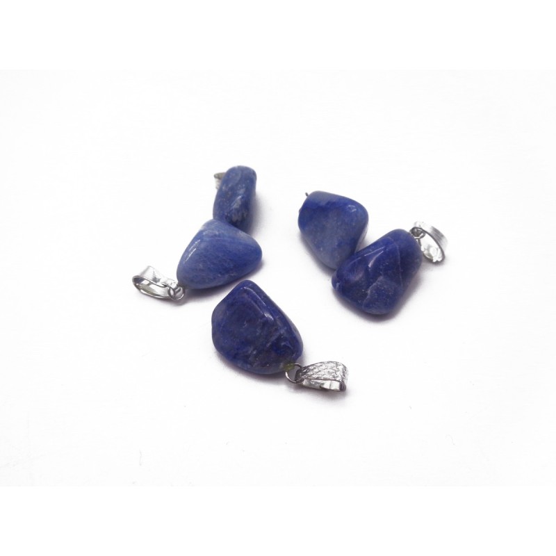 0563QU016 16  CIONDOLO GRANDE QUARZO BLU