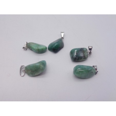 0563SM016 39  CIONDOLO GRANDE SMERALDO