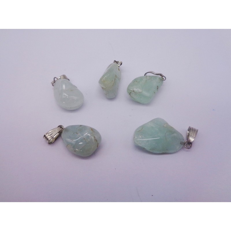 0564AQ016 17  CIONDOLO ACQUAMARINA