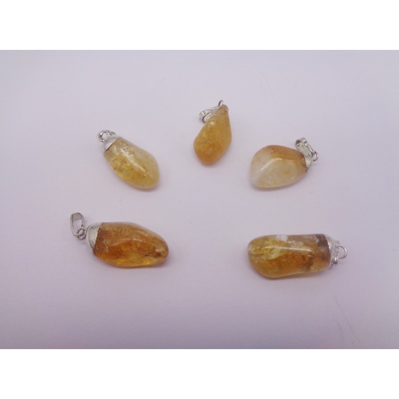 0564CN016 15  CIONDOLO CITRINO