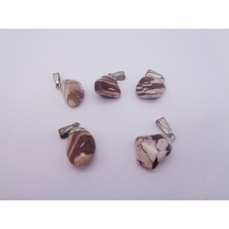 0564DZ016 36  CIONDOLO DIASPRO ZEBRA