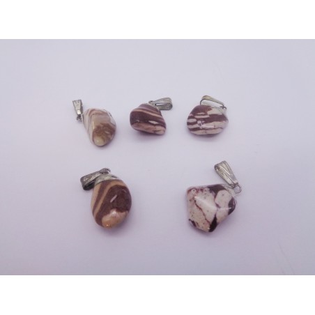 0564DZ016 36  CIONDOLO DIASPRO ZEBRA