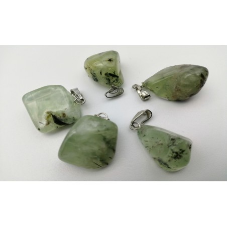 0564EP016 5  CIONDOLO EPIDOTO PREHNITE