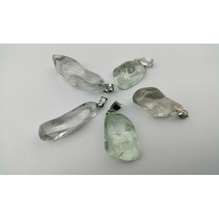 0564PS016 4  CIONDOLO PRASIOLITE