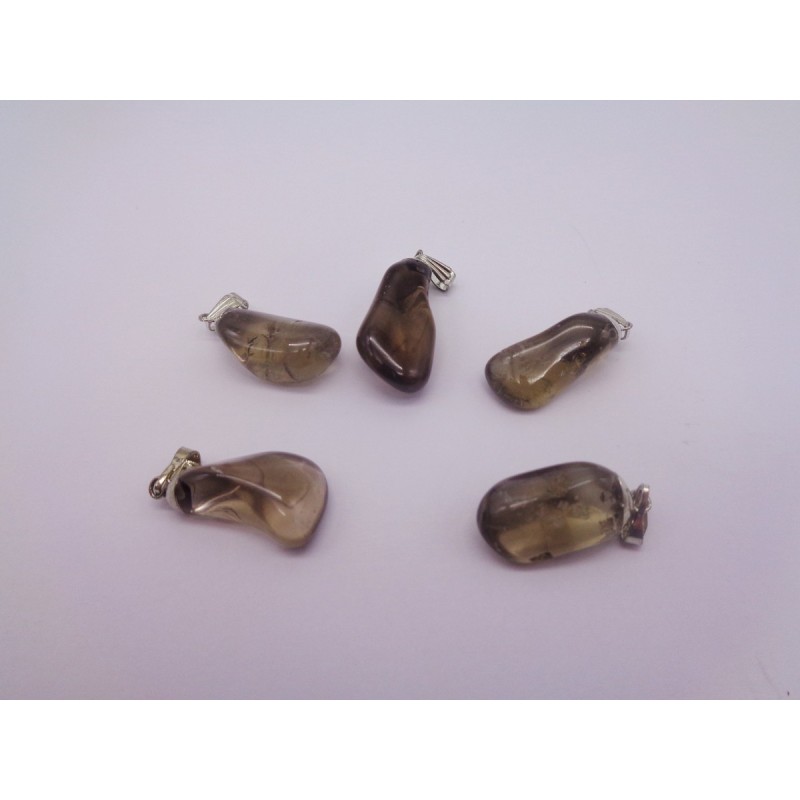 0564QF016 24  CIONDOLO QUARZO FUME'