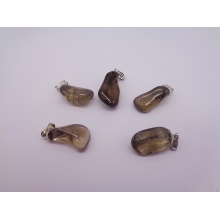 0564QF016 24  CIONDOLO QUARZO FUME'