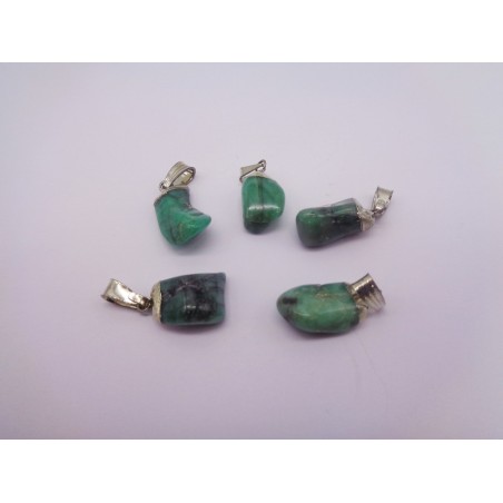 0564SM016 25  CIONDOLO SMERALDO