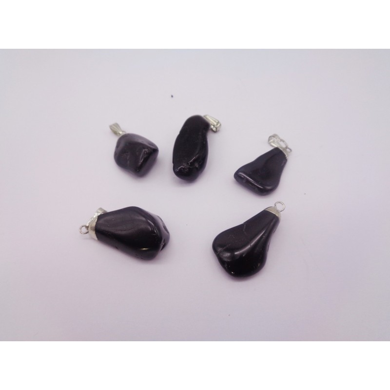 0564TN016 11  CIONDOLO TORMALINA NERA