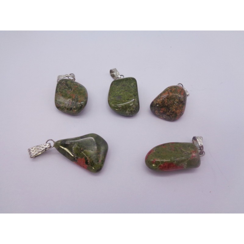 0564UK016 28  CIONDOLO UNAKITE