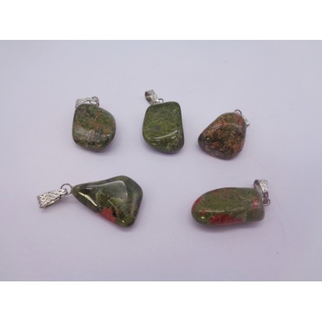 0564UK016 28  CIONDOLO UNAKITE