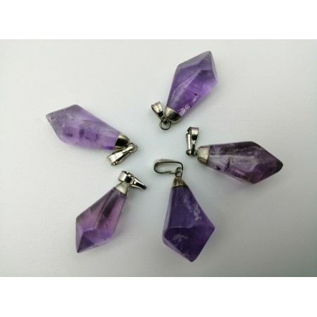 0565AE016 1  CIONDOLO A PUNTA AMETISTA