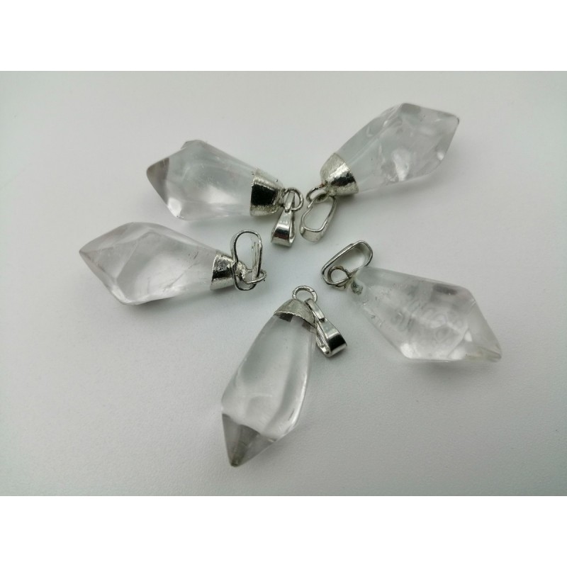 0565KR016 19  CIONDOLO A PUNTA CRISTAL