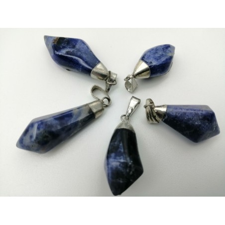 0565SD016 4  CIONDOLO A PUNTA SODALITE