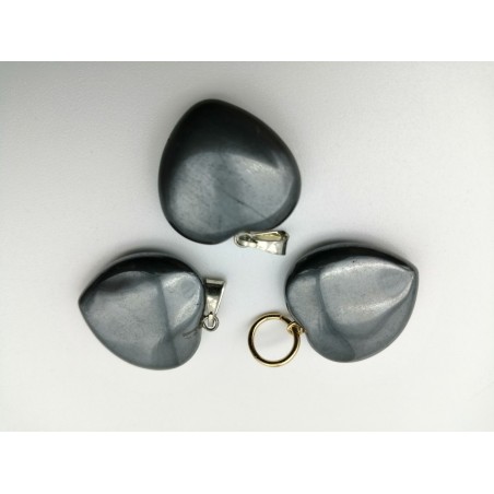 0566EM016 1  CIONDOLO CUORE PICCOLO EMATITE