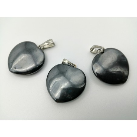 0567EM016 11  CIONDOLO CUORE GRANDE EMATITE