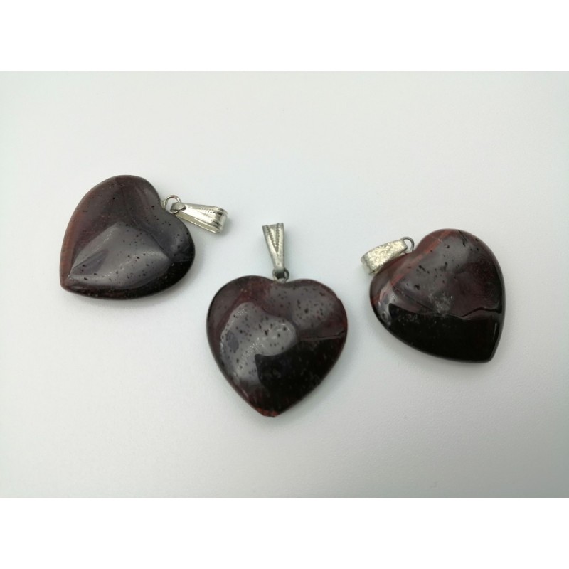 0567OU016 3  CIONDOLO CUORE GRANDE OCCHIO DI BUE