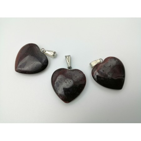 0567OU016 3  CIONDOLO CUORE GRANDE OCCHIO DI BUE