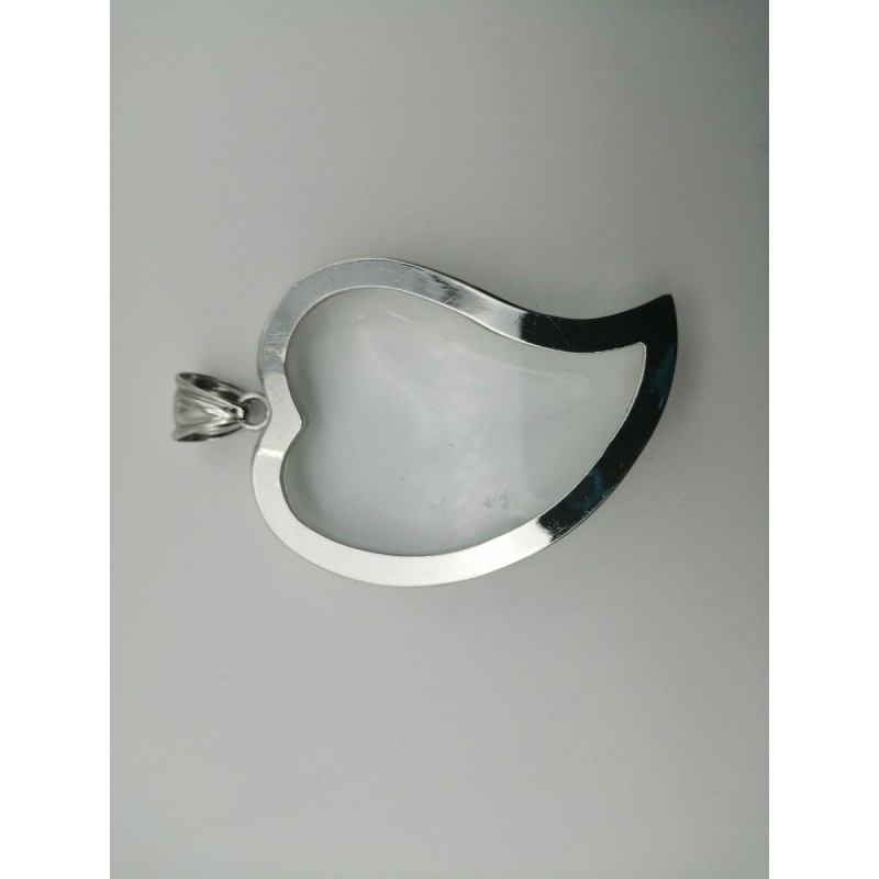 0568KR016 11  CIONDOLO CUORE CRISTAL