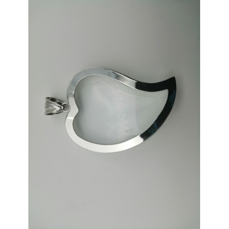 0568KR016 11  CIONDOLO CUORE CRISTAL