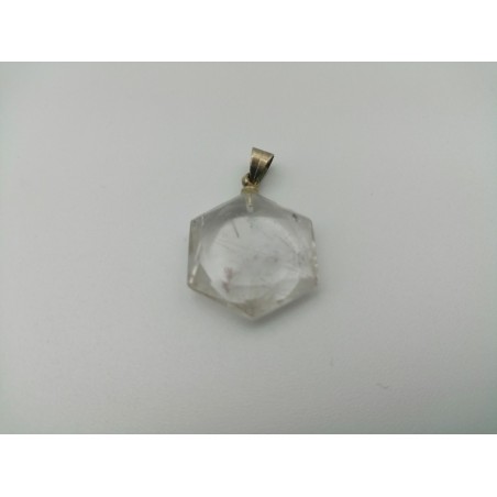 0568QO016 13  CIONDOLO STELLA DAVID QUARZO RUTILA