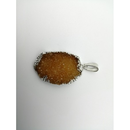 0569CN016 6  CIONDOLO DRUSA CITRINO