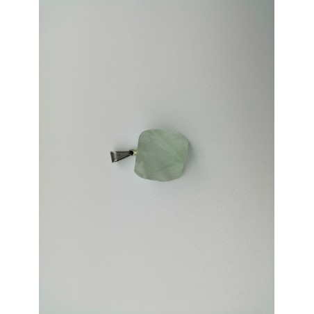 0569FL016 18  CIONDOLO PIETRA GREZZA FLUORITE