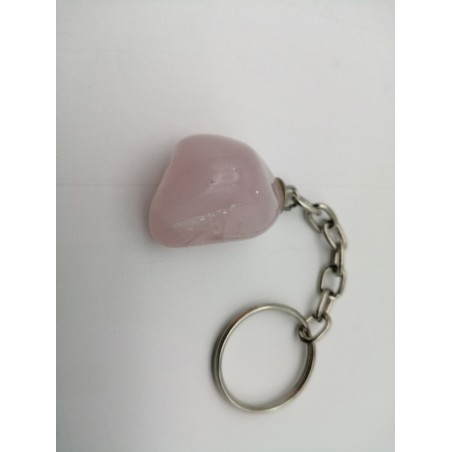 0570QR016 1  PORTACHIAVI QUARZO ROSA