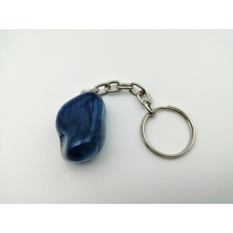 0571BU016 9  PORTACHIAVI AGATA BLU