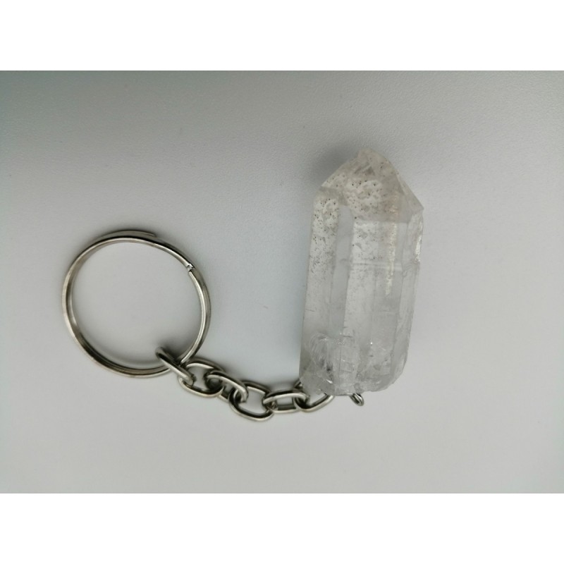 0571QB016 1  PORTACHIAVI QUARZO BIANCO