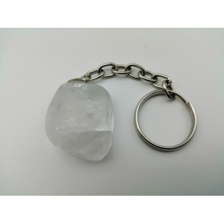 0571QB016 4  PORTACHIAVI PUNTE QUARZO BIANCO