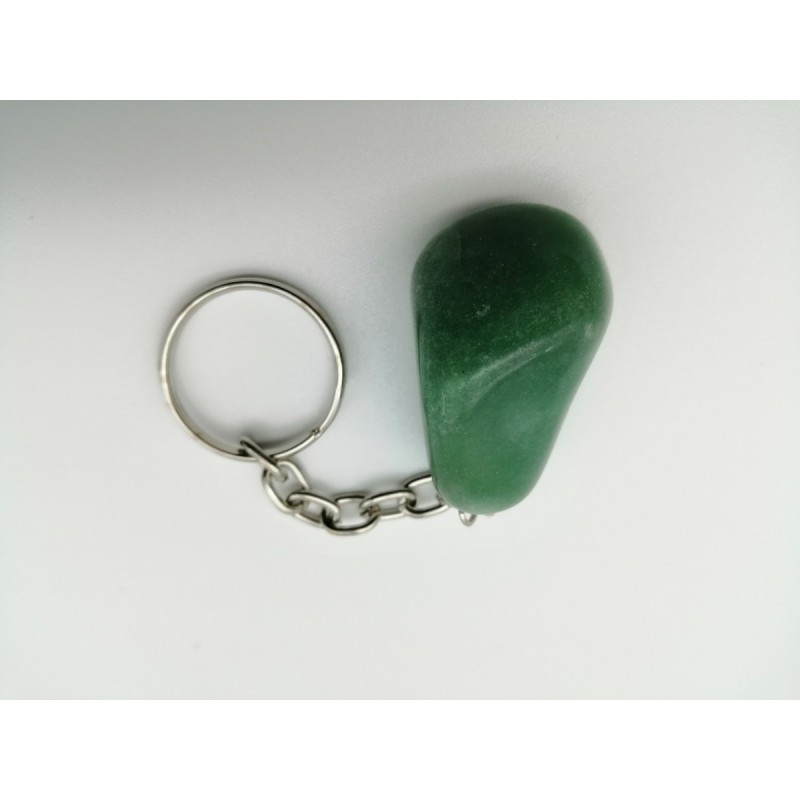 0571QV016 12  PORTACHIAVI QUARZO VERDE