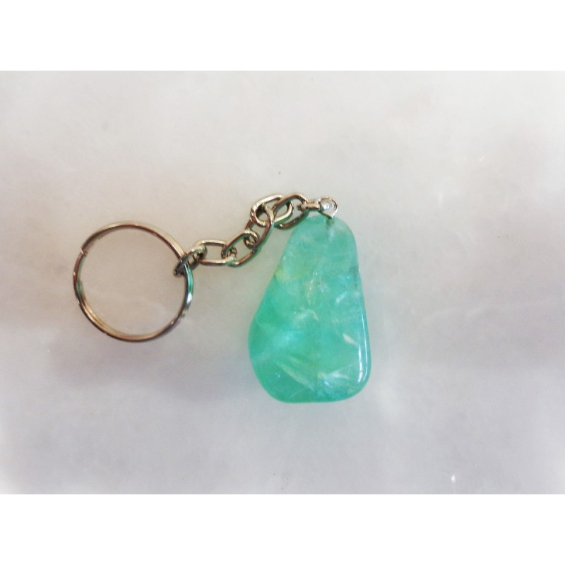 0572FV016 1  PORTACHIAVI FLUORITE VERDE